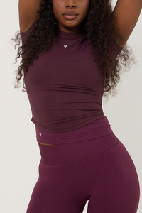 Movement Sweat Proof Dri-Fit Tee Deep Berry
