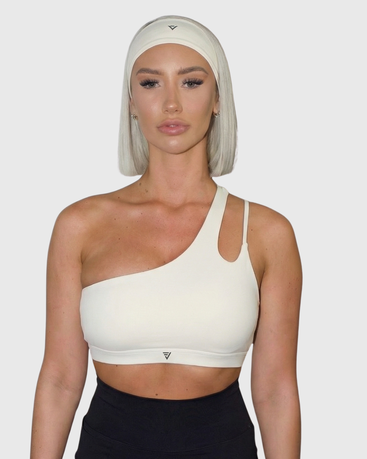 Double Take One Shoulder Sports Bra